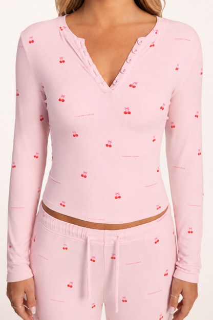Sweet but Psycho PJ Top