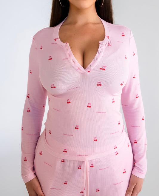 Sweet but Psycho PJ Top