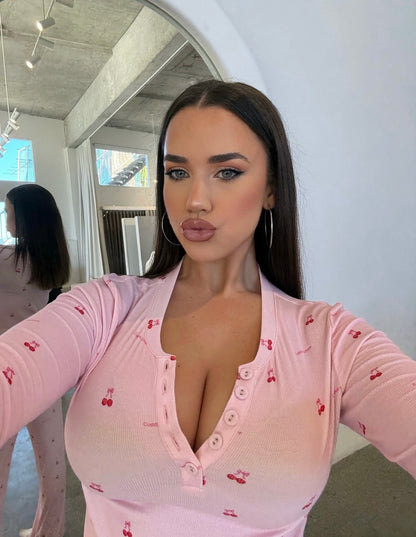 Sweet but Psycho PJ Top